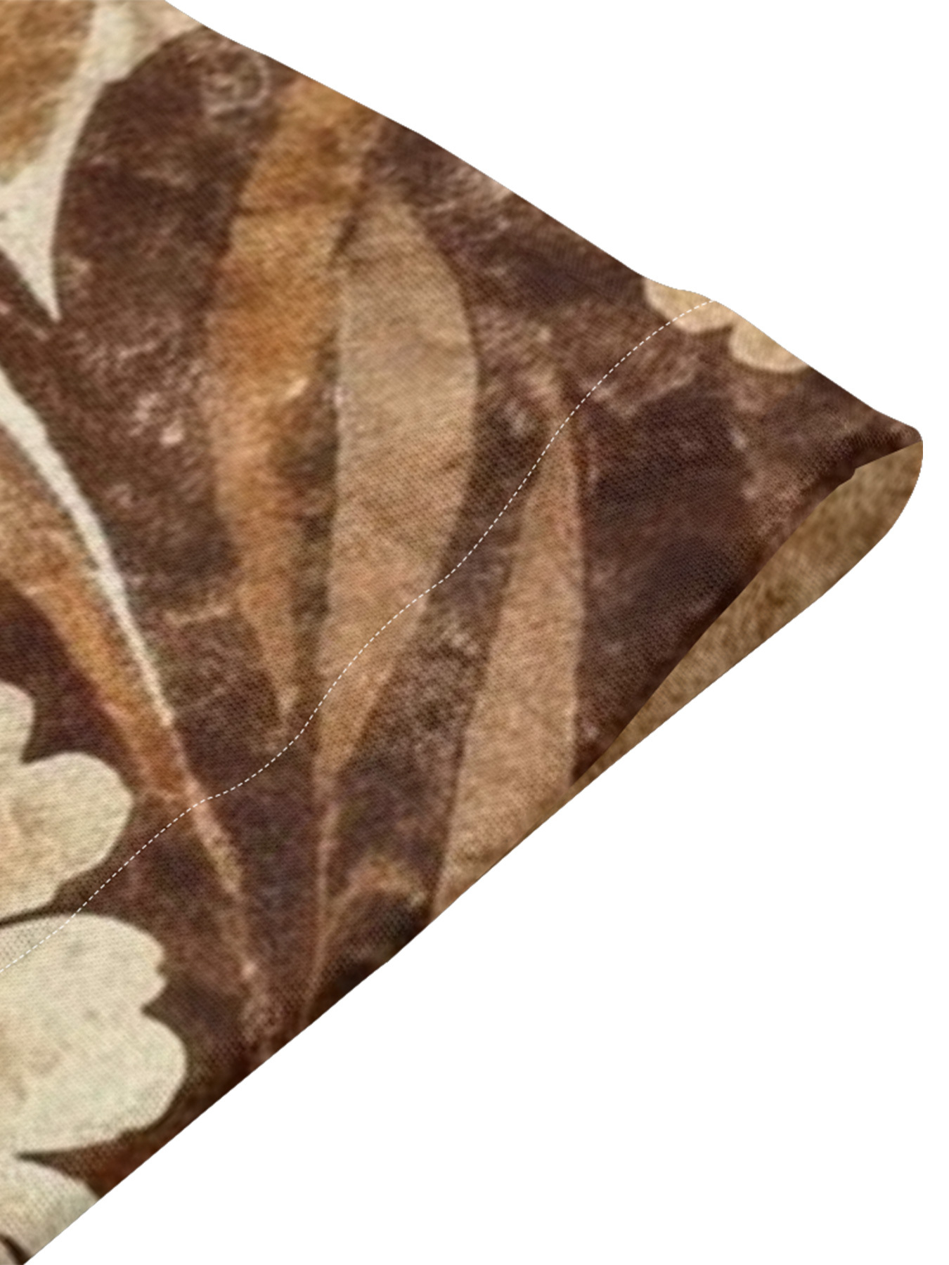 Beige Chevron Floral Flare Sleeve Bodycon Midi Dress FED951