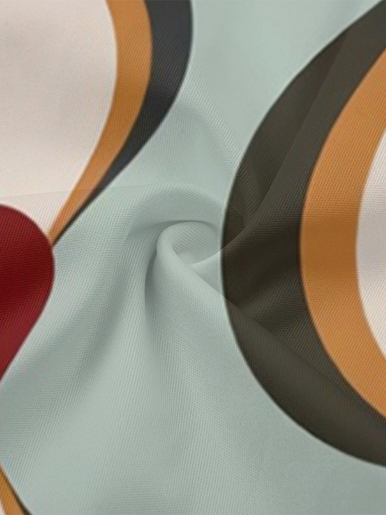 Geometric Teardrop Sleeveless Halter Jumpsuit