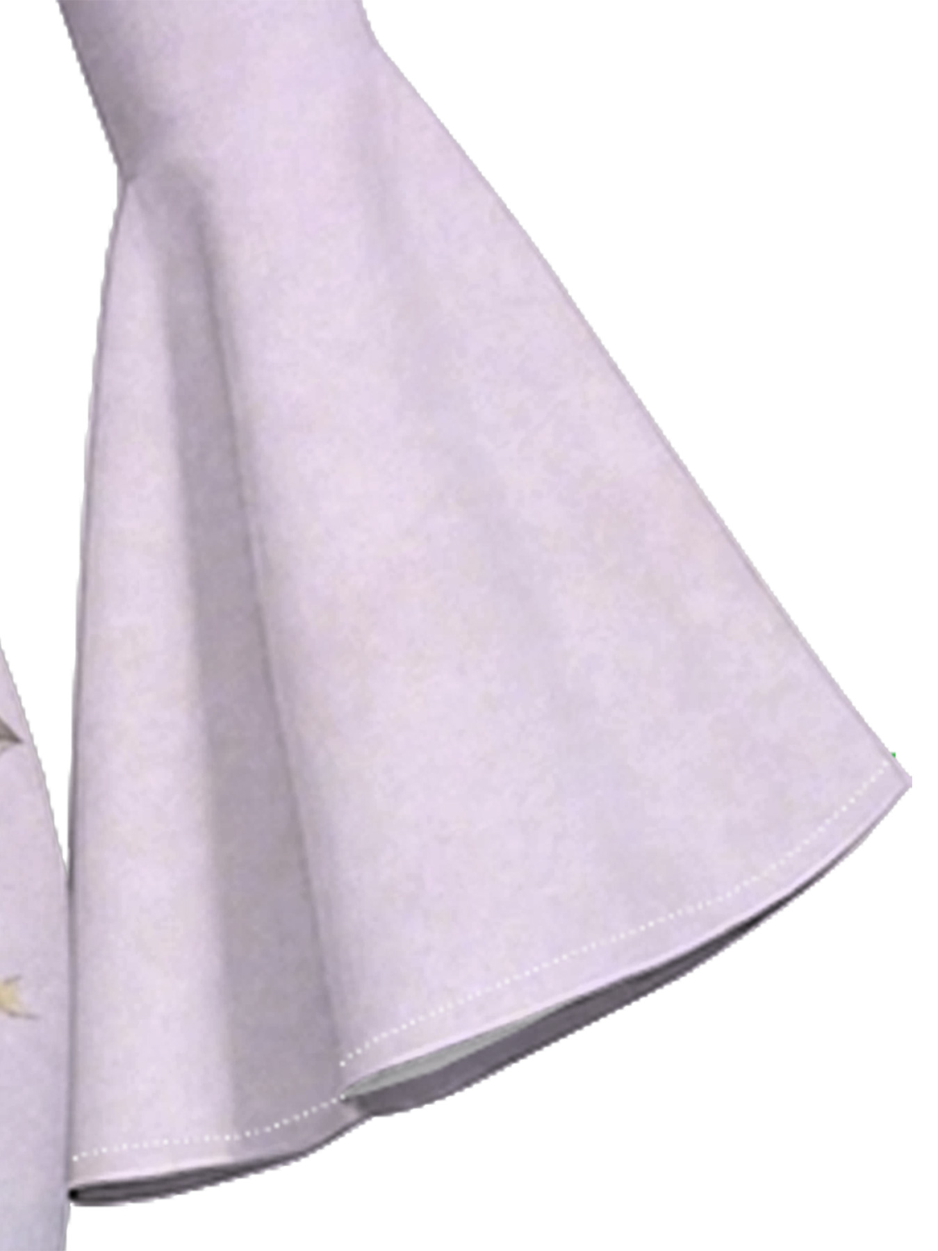 Ombre Purple-Blue Pearl Cross Easter Flare Sleeve Bodycon Midi Dress