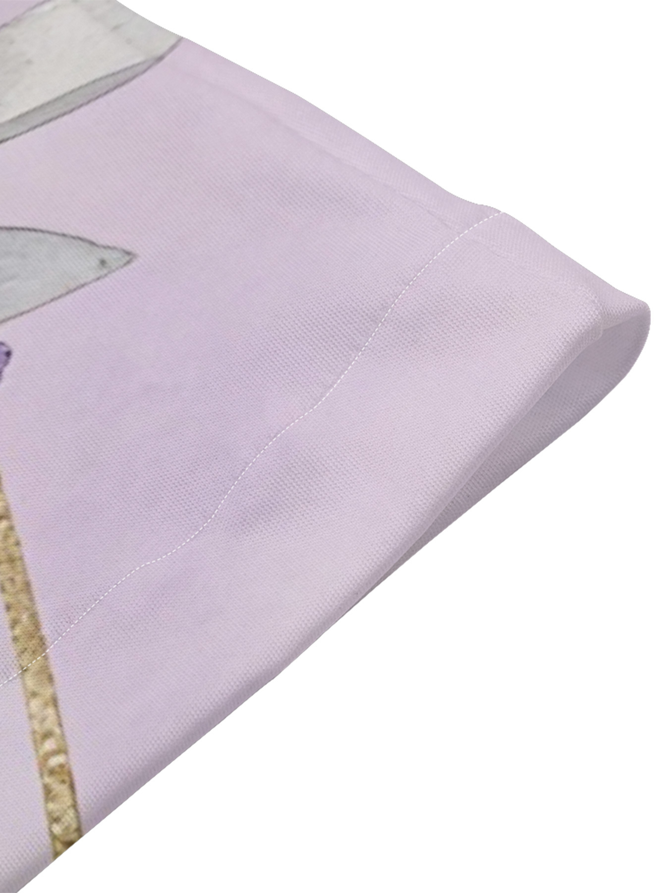 Pastel Purple Marble Cross Easter Flare Sleeve Bodycon Midi Dress