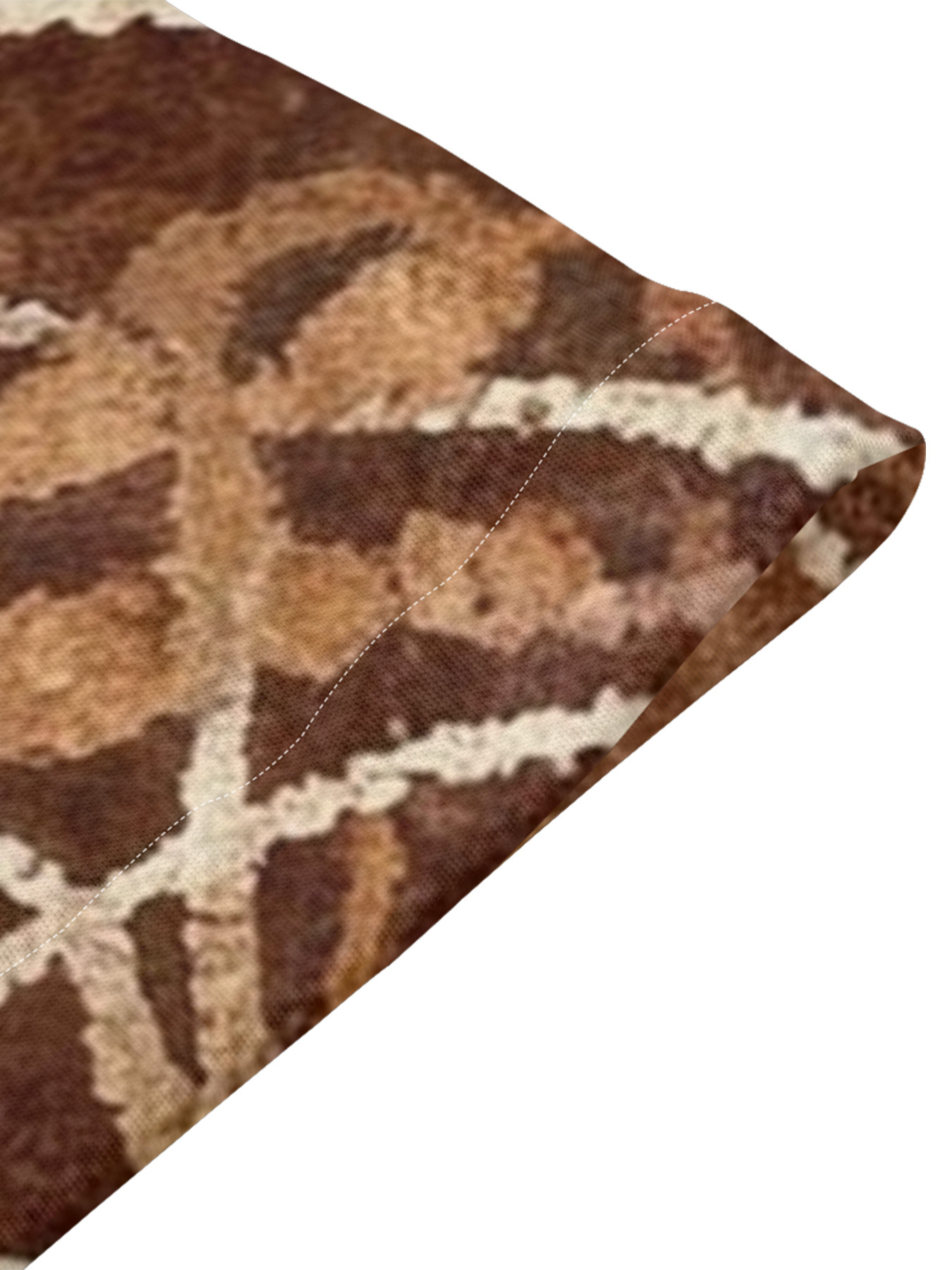 Beige Chevron Floral Flare Sleeve Bodycon Midi Dress ZYW731