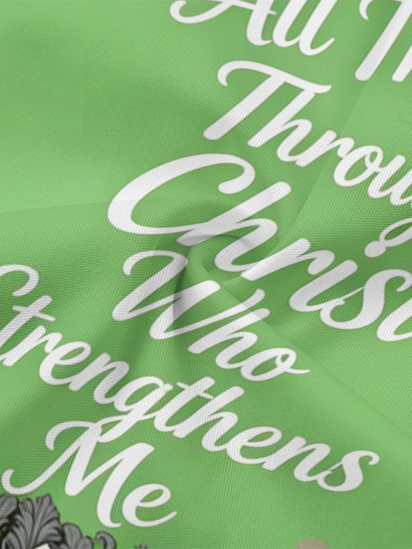 Fresh Green Easter Bunny Cross Easter Flare Sleeve Bodycon Midi Dress