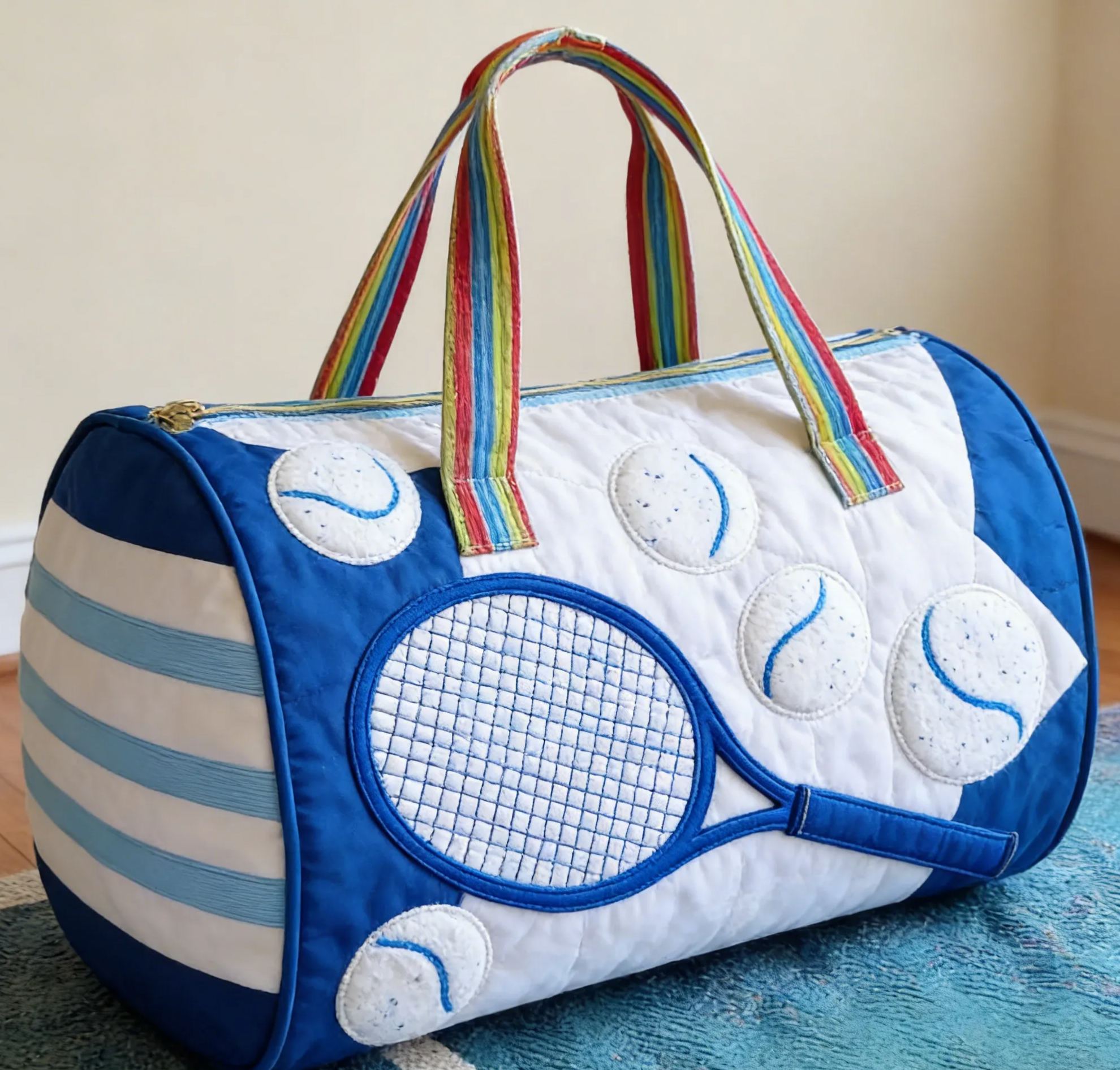 Stylish & Spacious Tennis Duffle Bag for Daily Use-QT26