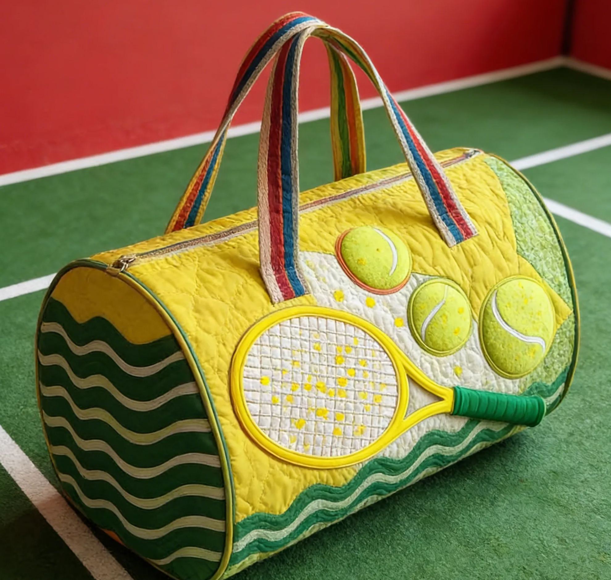 Stylish & Spacious Tennis Duffle Bag for Daily Use-QT33