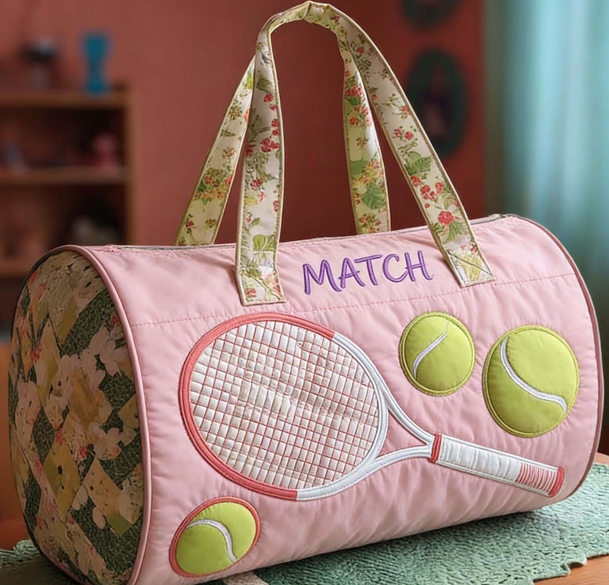 Stylish & Spacious Tennis Duffle Bag for Daily Use-QT36