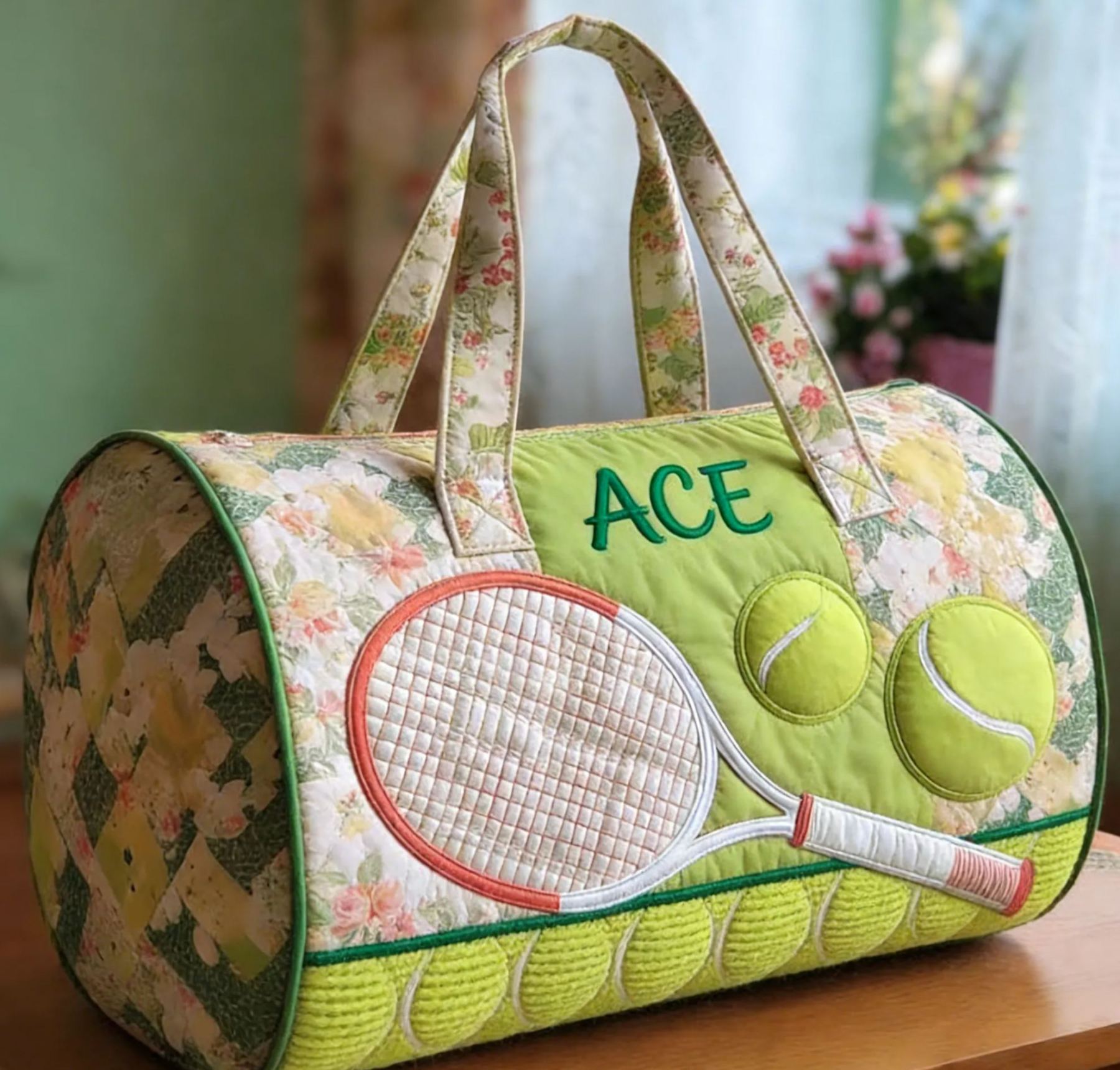 Stylish & Spacious Tennis Duffle Bag for Daily Use-QT38