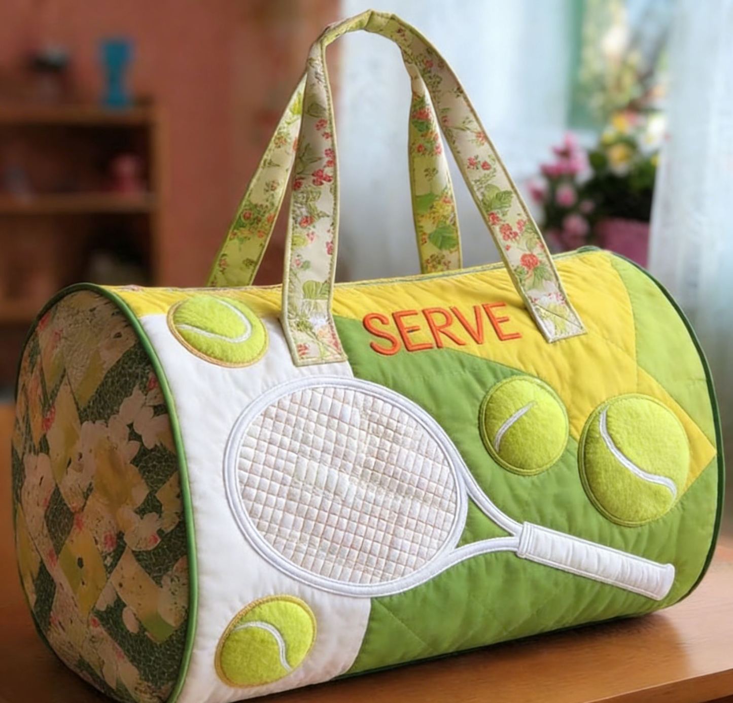 Stylish & Spacious Tennis Duffle Bag for Daily Use-QT41