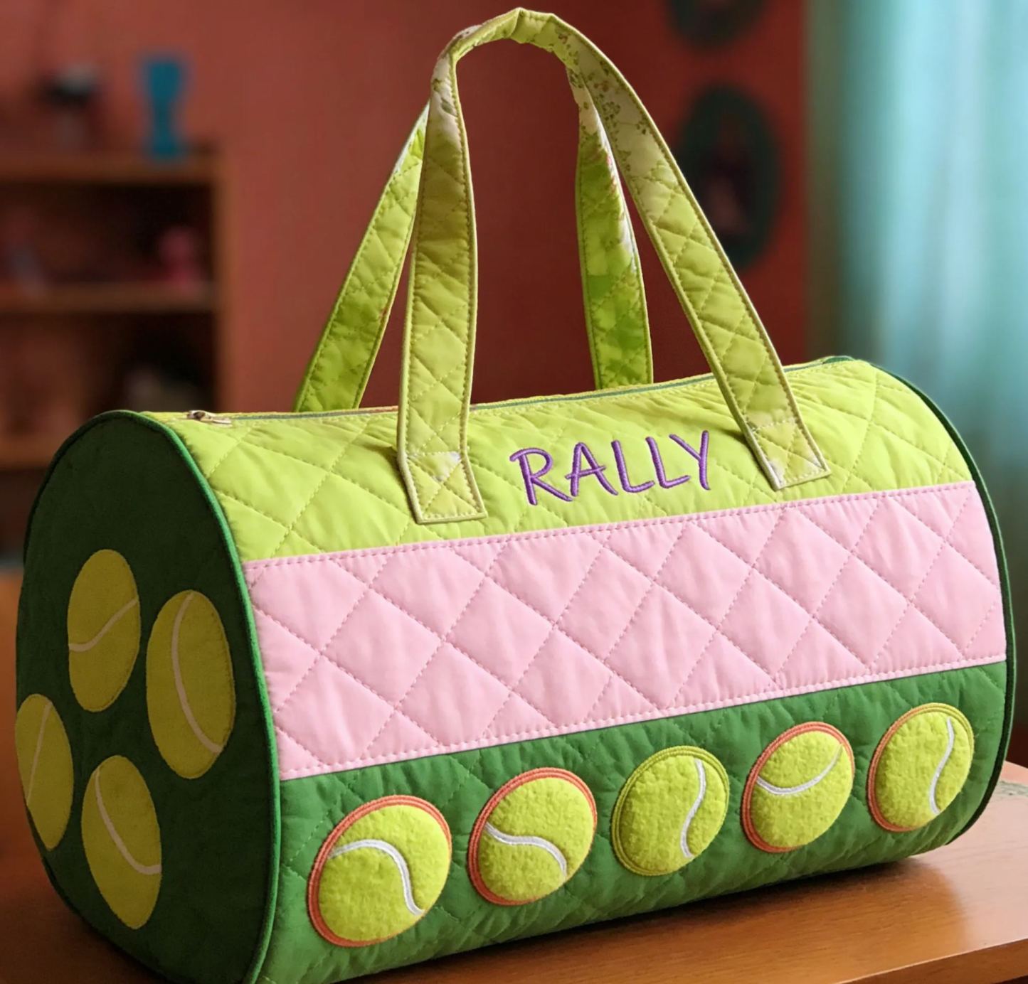 Stylish & Spacious Tennis Duffle Bag for Daily Use-QT48