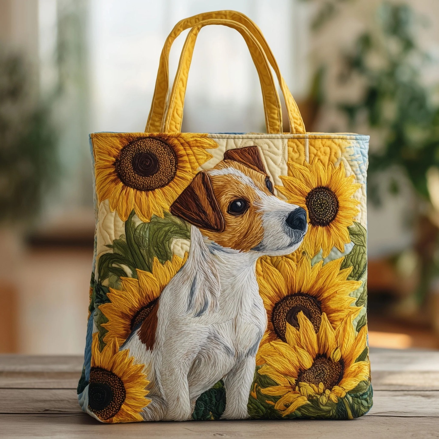 Christmas Bells Series Quilted Tote Bag