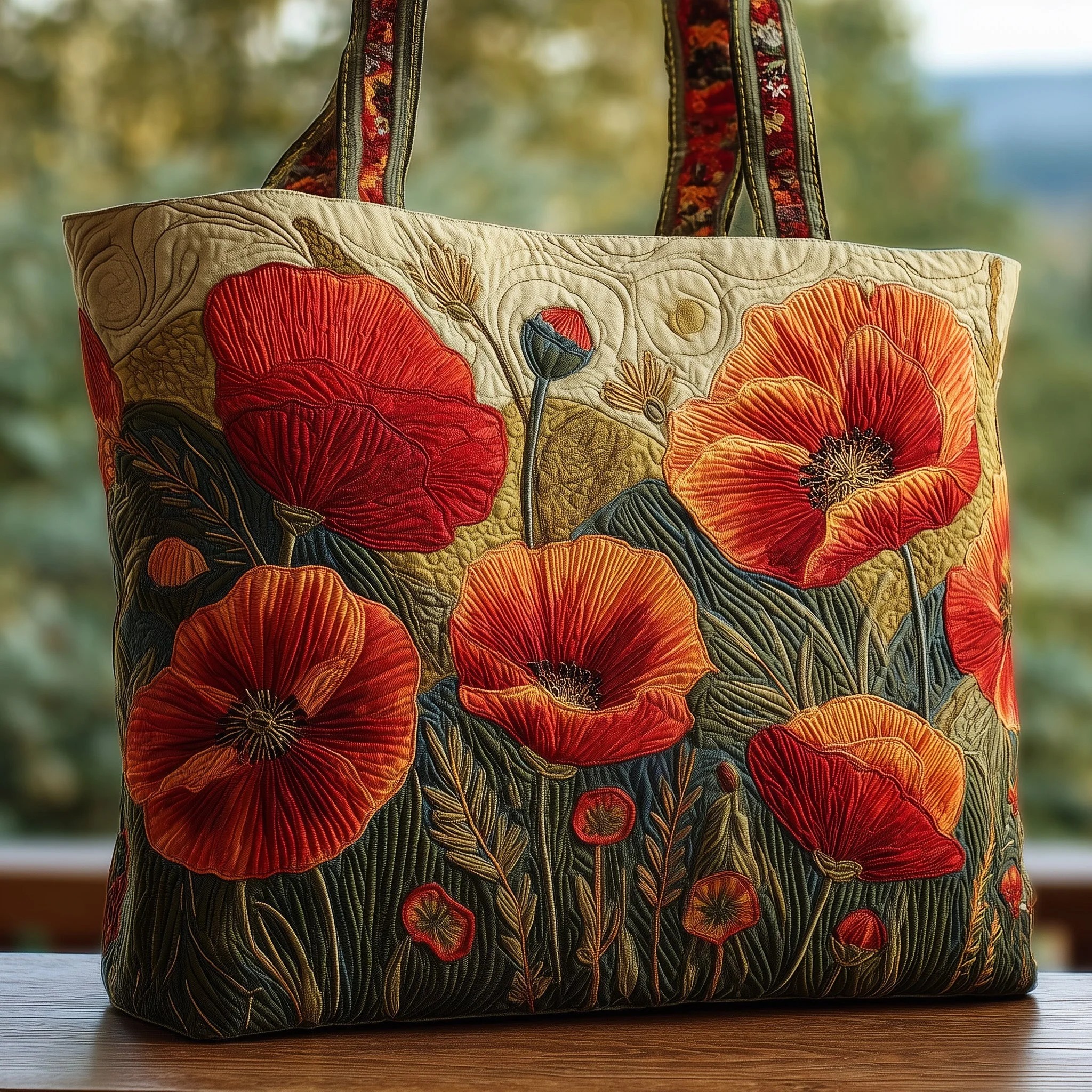Poppy Quilted Tote Bag GFTOMA2521