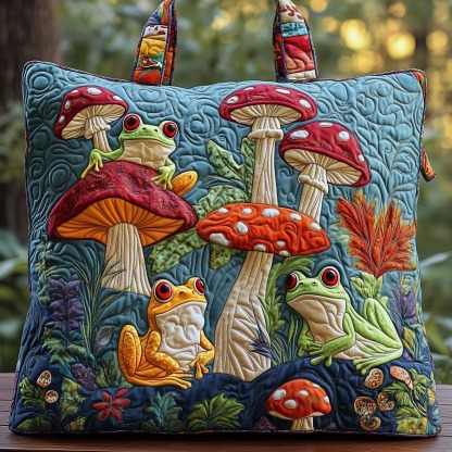 Frog Quilted Tote Bag GFTONT1211