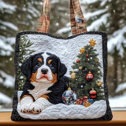 Bernese Mountain Quilted Tote Bag GFTOMA5380