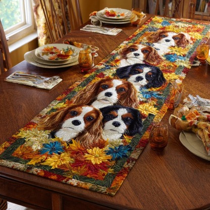 Autumn Cavalier Quilted Table Runner 