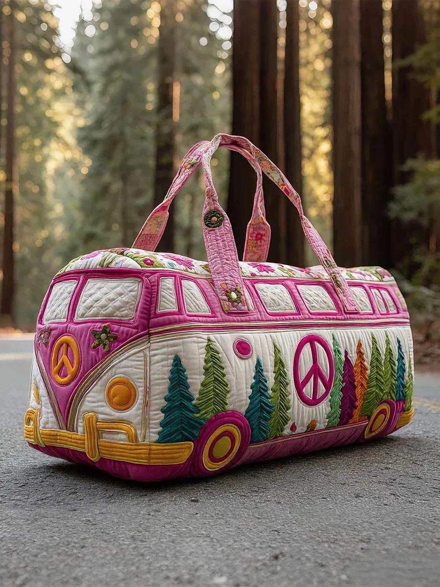 Hippie Van Quilted Duffle Bag GFTONT3450