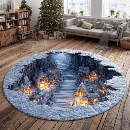 Frost Valley Magic Round Carpet