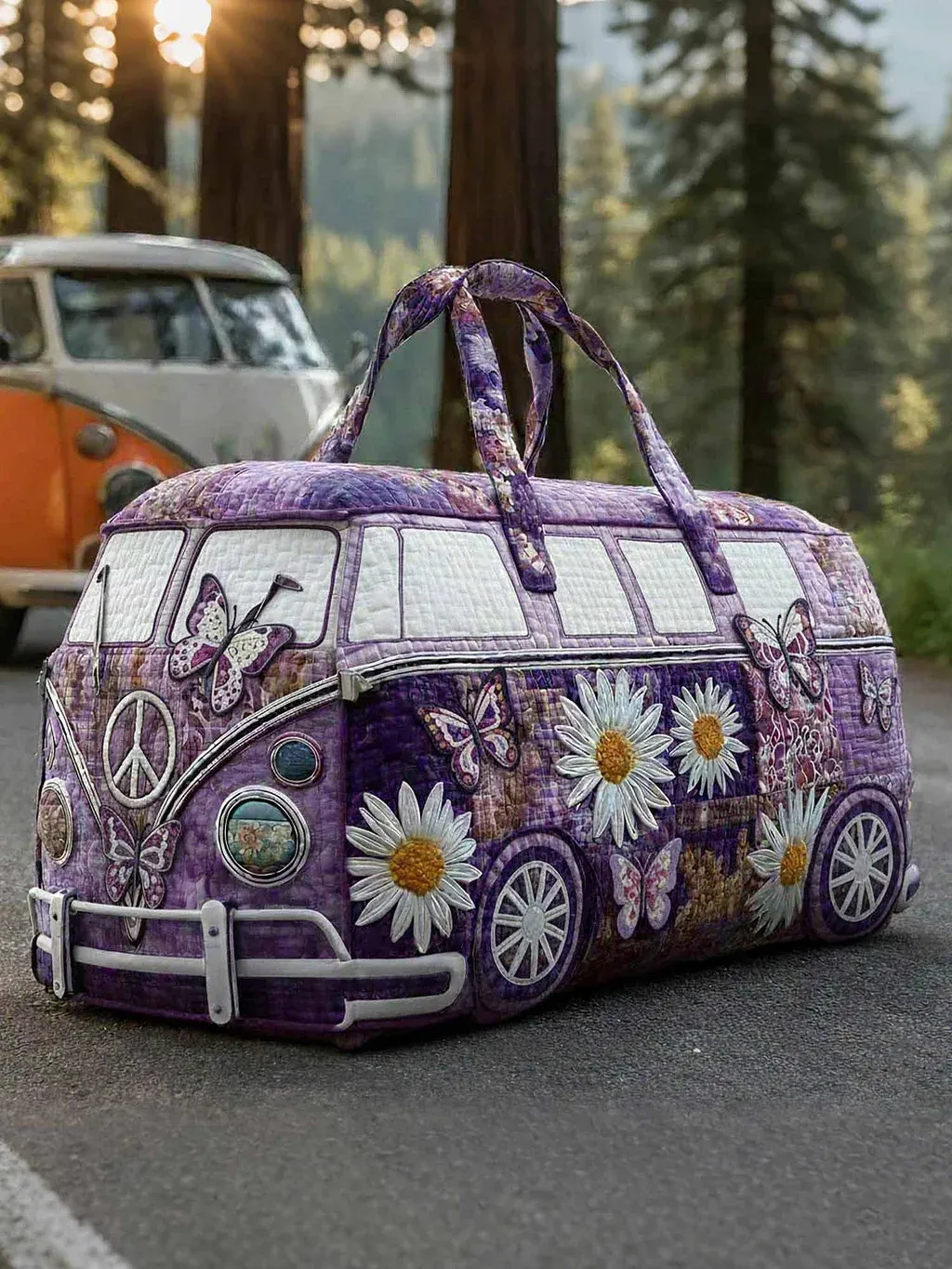 Hippie Van Quilted Duffle Bag GFTONT3450