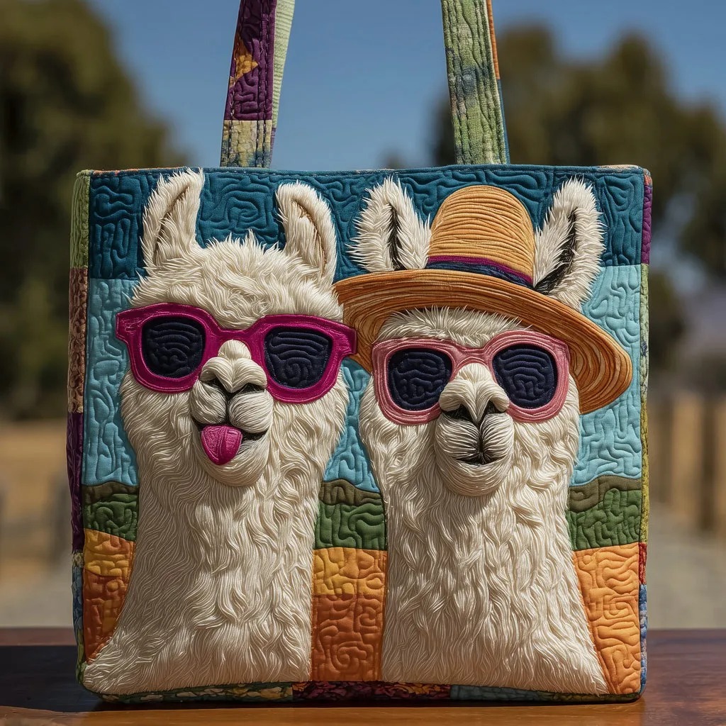 Christmas Bells Series Quilted Tote Bag