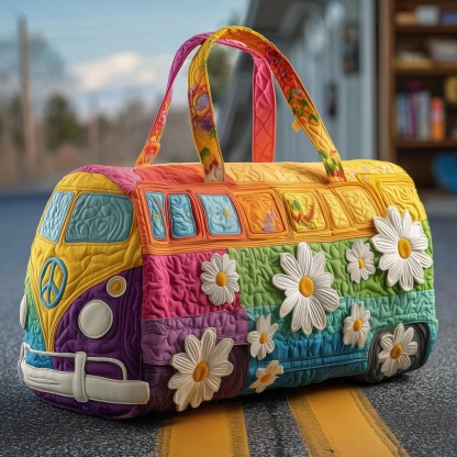 Hippie Journey Quilted Duffle Bag GFTOTP10820 