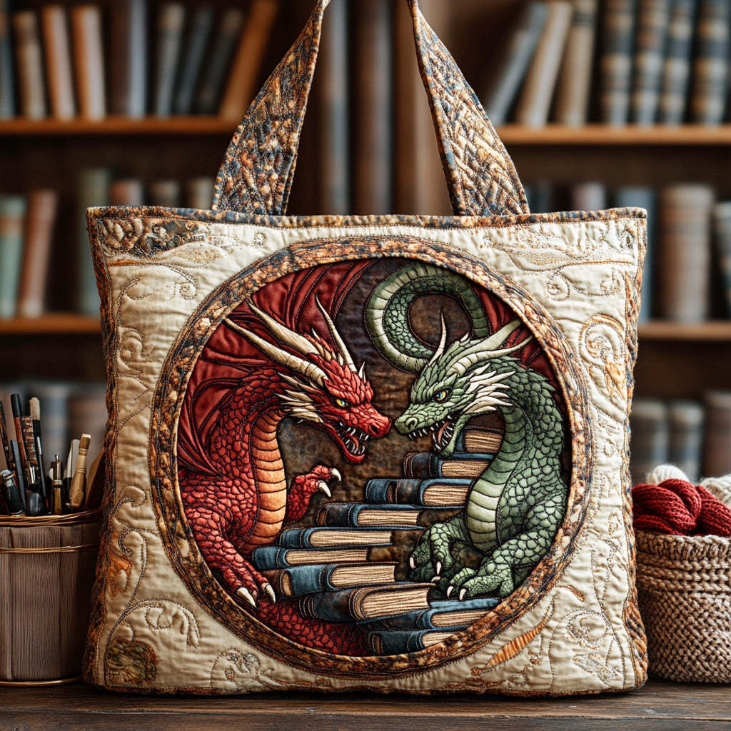 Christmas Bells Series Quilted Tote Bag