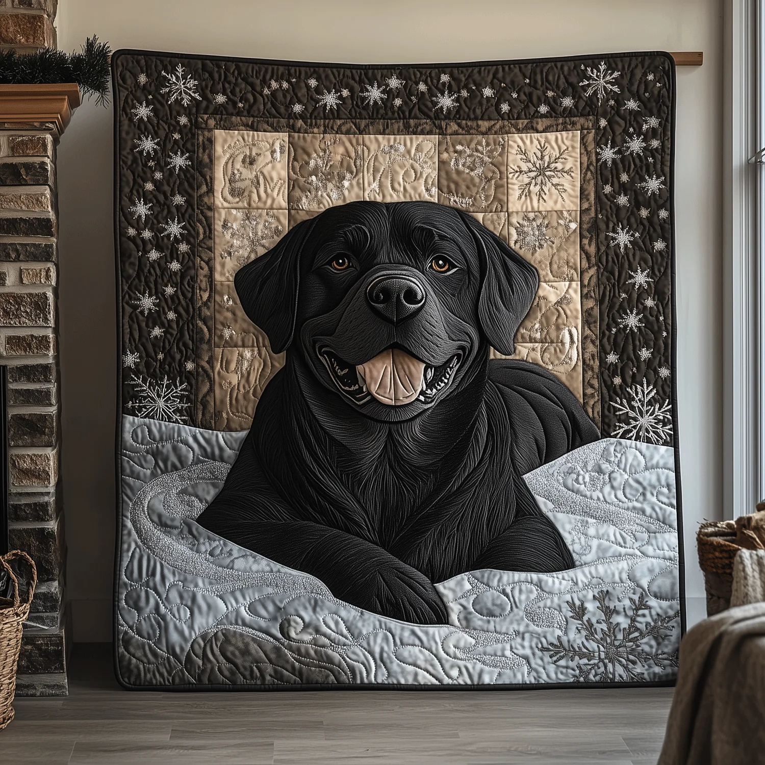 Labrador Calm Drift Quilted Blanket