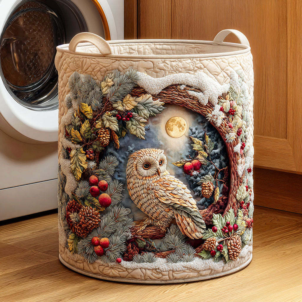 Dreamy Cavalier Day Quilted Laundry Basket
