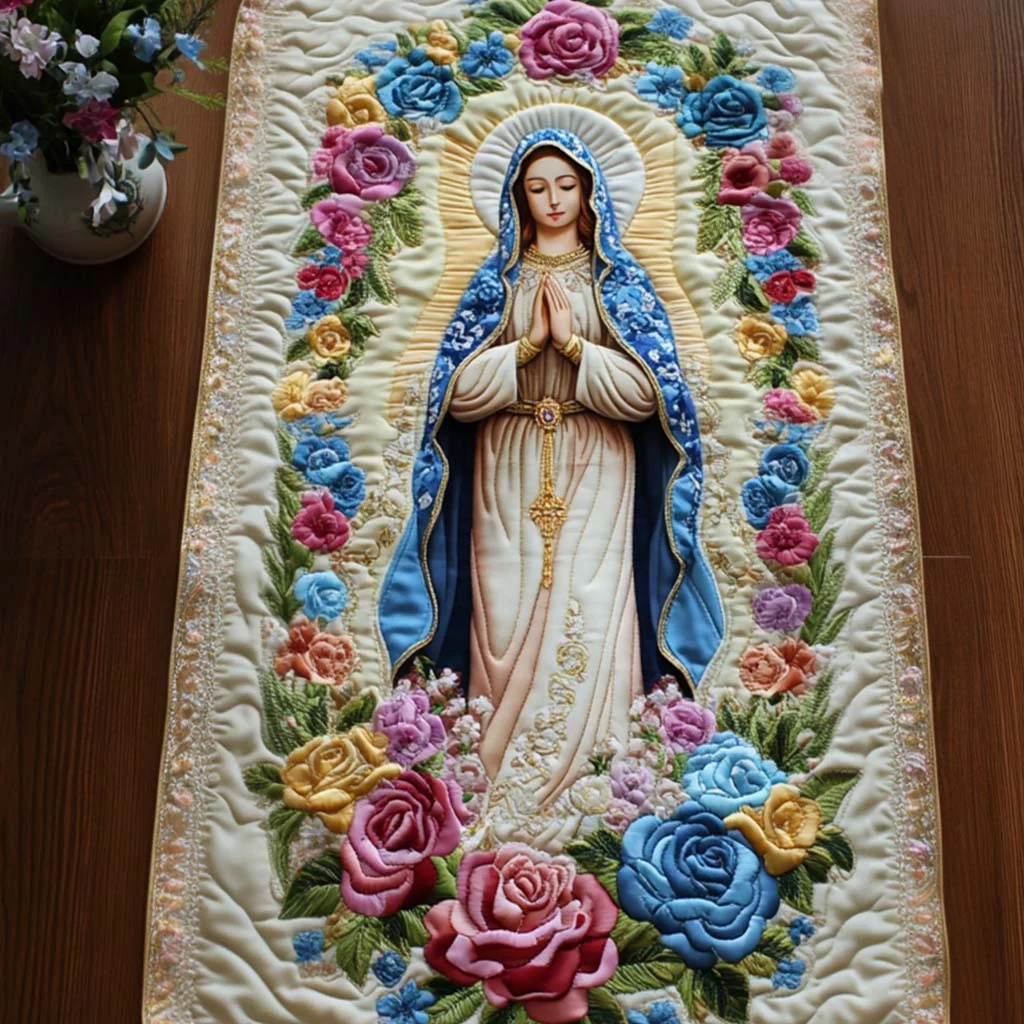 Graceful Devotion Quilted Table Runner