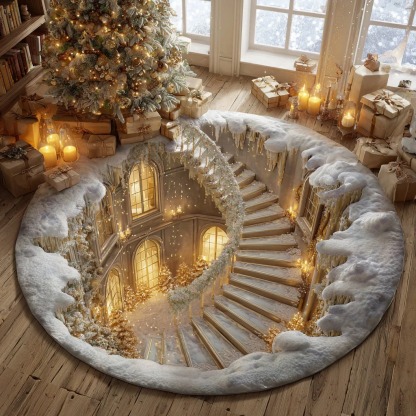 Wonderland Passage Quilted Round Mat