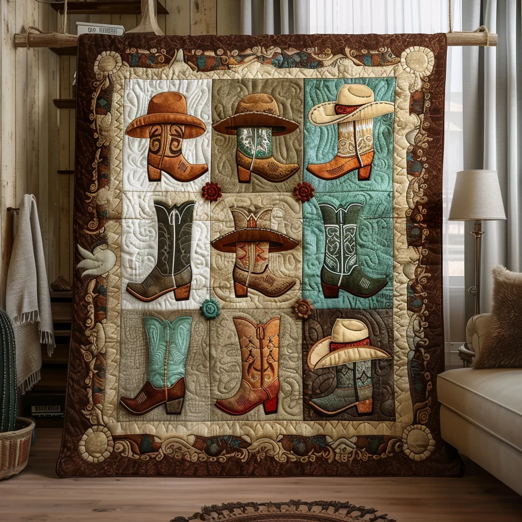 Western Quilted Blanket