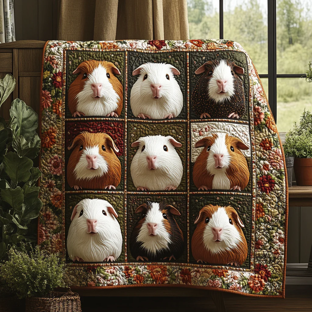 Squeaky Snuggles Quilted Blanket