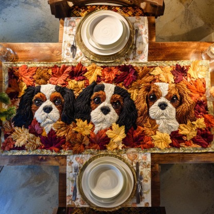 Royal Spaniel Quilted Table Runner