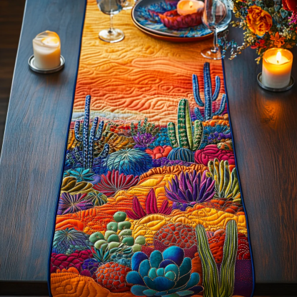 Sunset Trails Quilted Table Runner