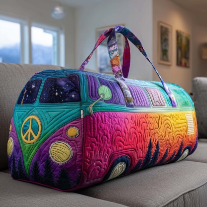 Hippie Van Quilted Duffle Bag GFTOTP16143