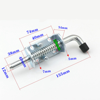 Wzmocniony trzpień sprężynowy