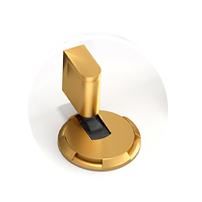 Odbojnik podłogowy mechaniczny, niewymagający wiercenia, odporny na wiatr