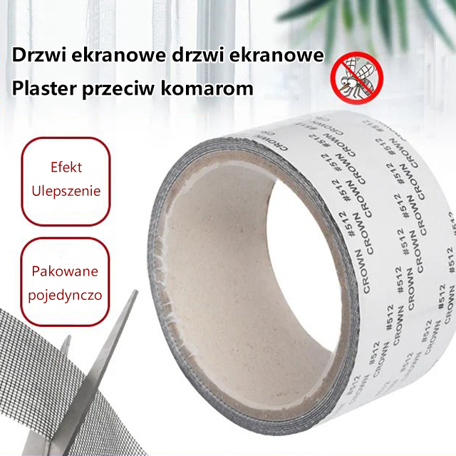 【Niezbędnik domowy】Łatka naprawcza na siatkę przeciw komarom