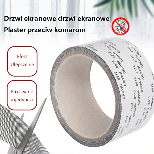 【Niezbędnik domowy】Łatka naprawcza na siatkę przeciw komarom