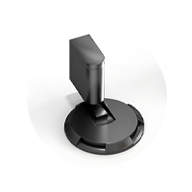 Odbojnik podłogowy mechaniczny, niewymagający wiercenia, odporny na wiatr