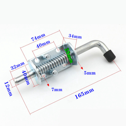 Wzmocniony trzpień sprężynowy