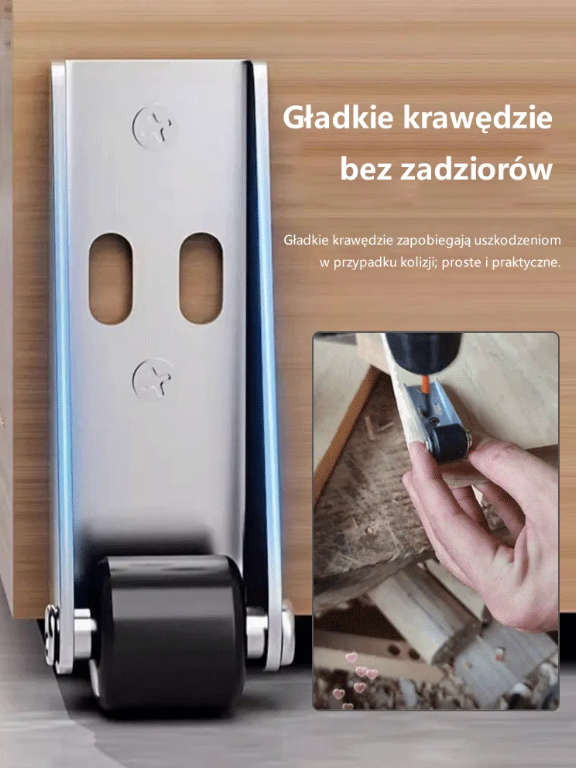 Wspornikowy kółek do drzwi opadających