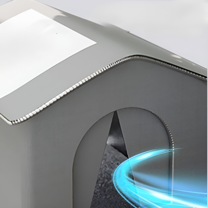 Outdoor rainproof Oxford cloth enclosed pet bed for stray cats, aluminum foil insulated, suitable fo