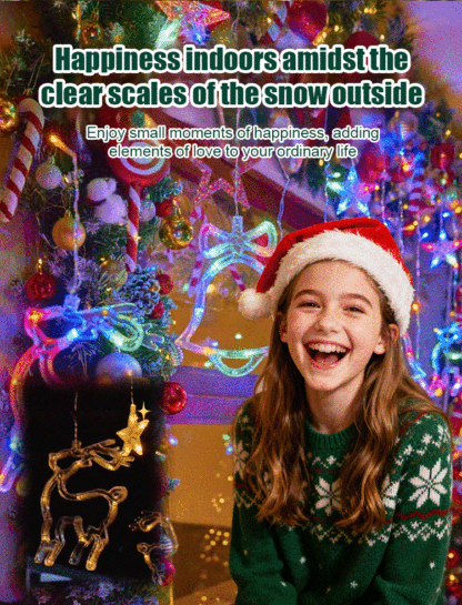 ✨ LED Christmas String Curtain Lights 🎄 Warmly Illuminate the Festive Night ✨