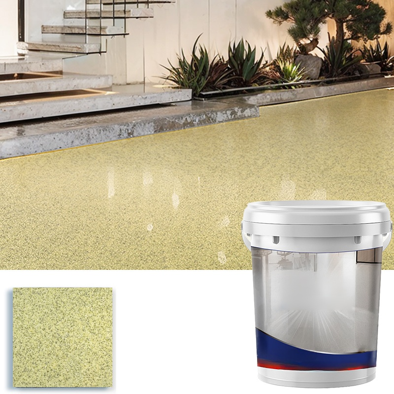 ✨【Crystal Marble Texture】Epoxy Colored Sand Floor Paint｜Easy Renovation for Old Houses, Even Beginners Can DIY! ✨