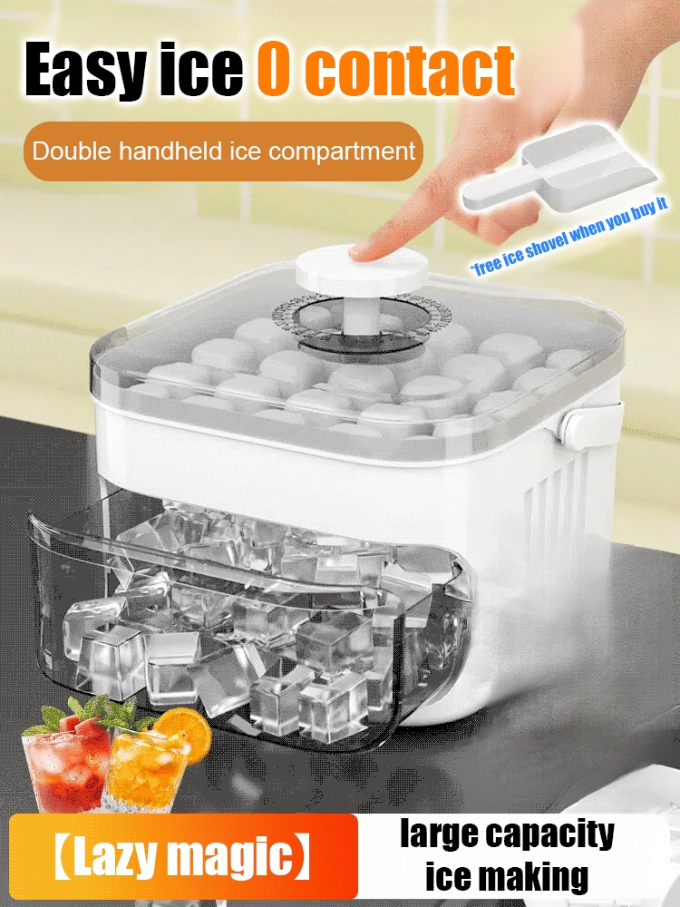 🧊Lazy Person's Ice Maker｜Dirty Hands, Large Capacity
