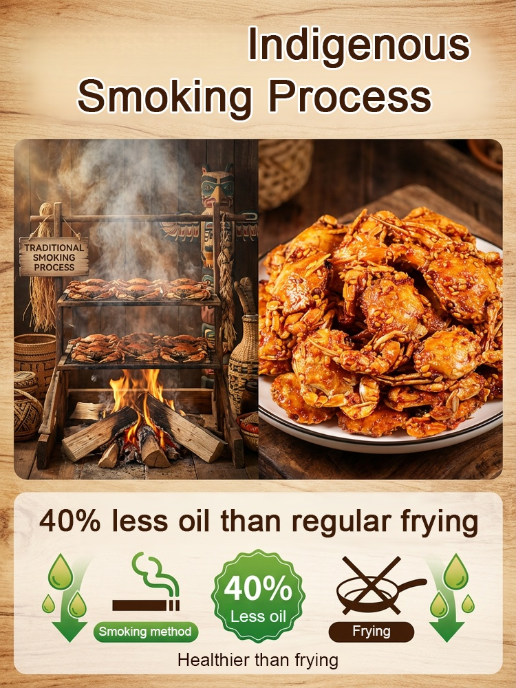 High-protein deep-sea crispy crab 🦀 | Zero additives, high protein, portable nutritional supplement ✅