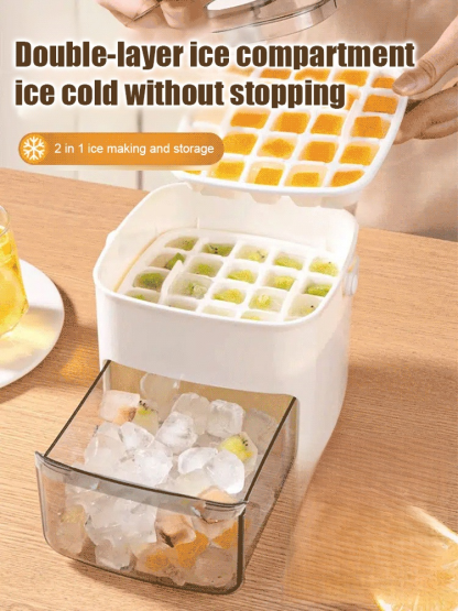 🧊Lazy Person's Ice Maker｜Dirty Hands, Large Capacity