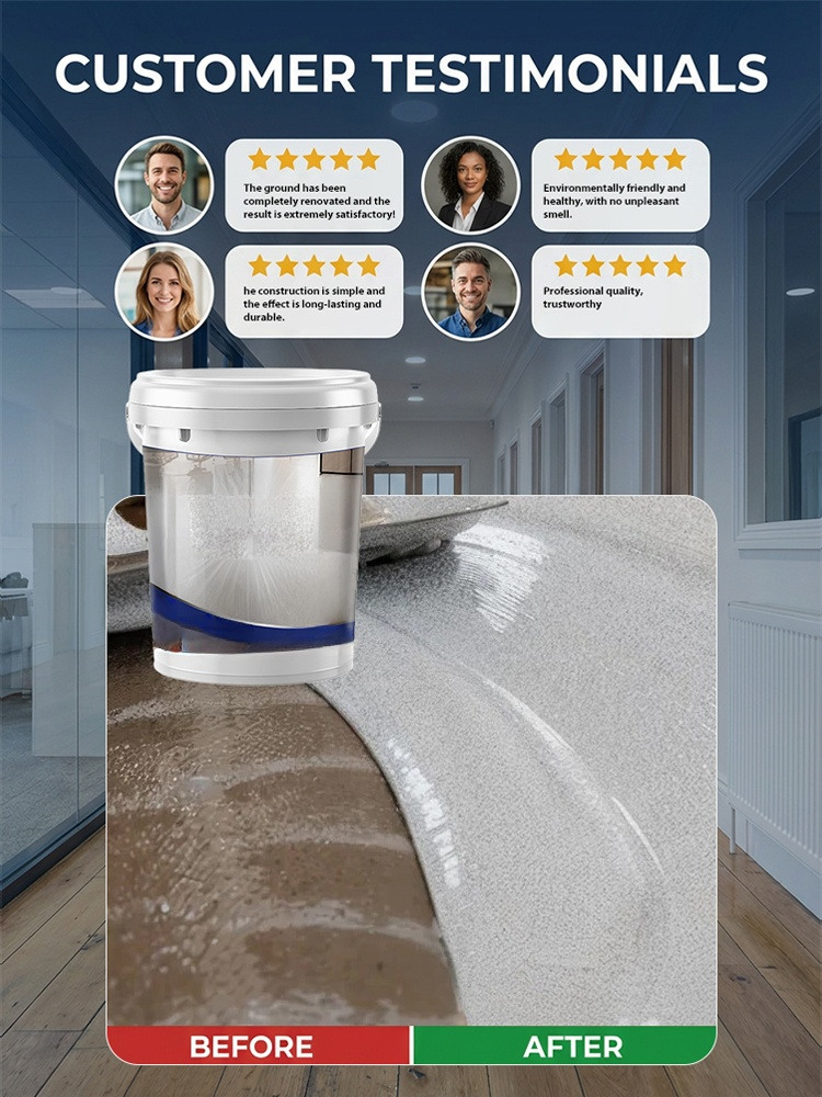 ✨【Crystal Marble Texture】Epoxy Colored Sand Floor Paint｜Easy Renovation for Old Houses, Even Beginners Can DIY! ✨