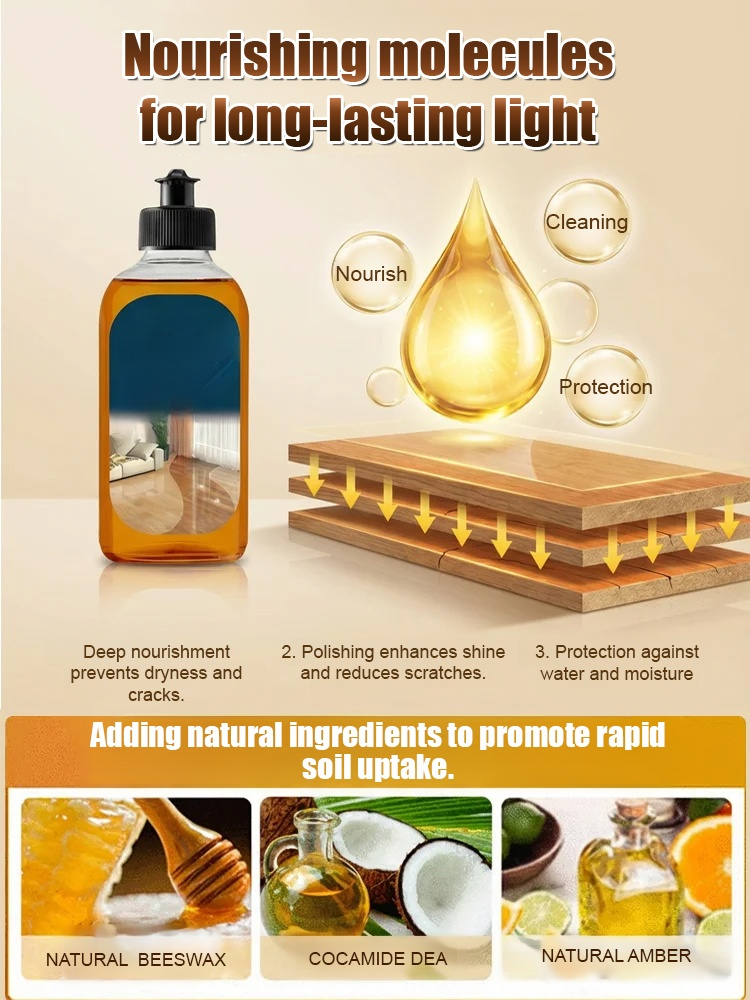 ✨Shines Brightly! Concentrated Formula Floor Cleaner Solves 5 Major Problems in One Step! ✨