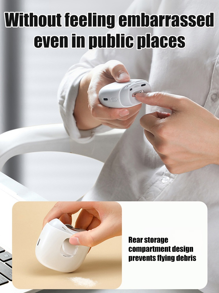 Enjoy a safe and gentle nail-brushing experience! ✂️😴