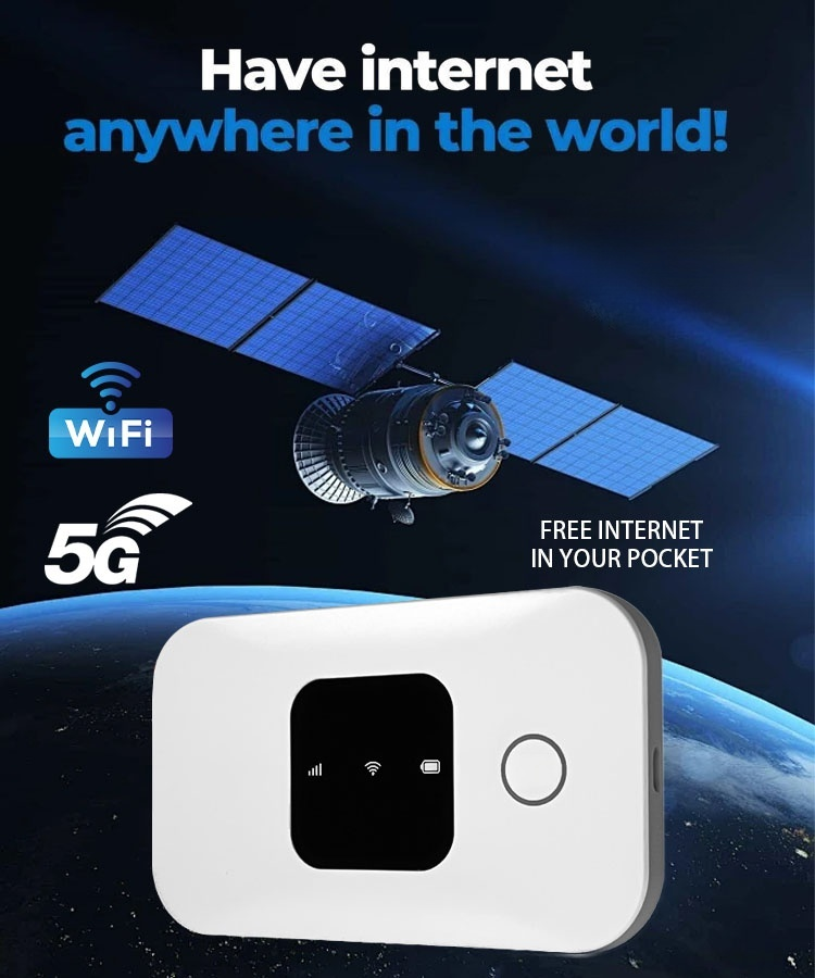 🌍One-time payment for global portable WiFi | 5G high-speed internet with no monthly fees, free internet access in your pocket🚀