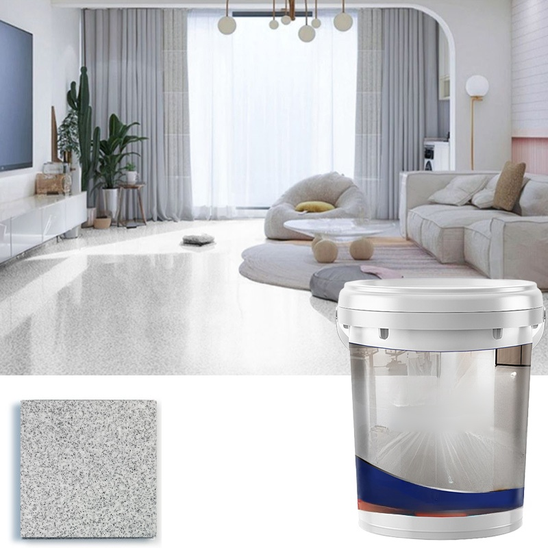 ✨【Crystal Marble Texture】Epoxy Colored Sand Floor Paint｜Easy Renovation for Old Houses, Even Beginners Can DIY! ✨